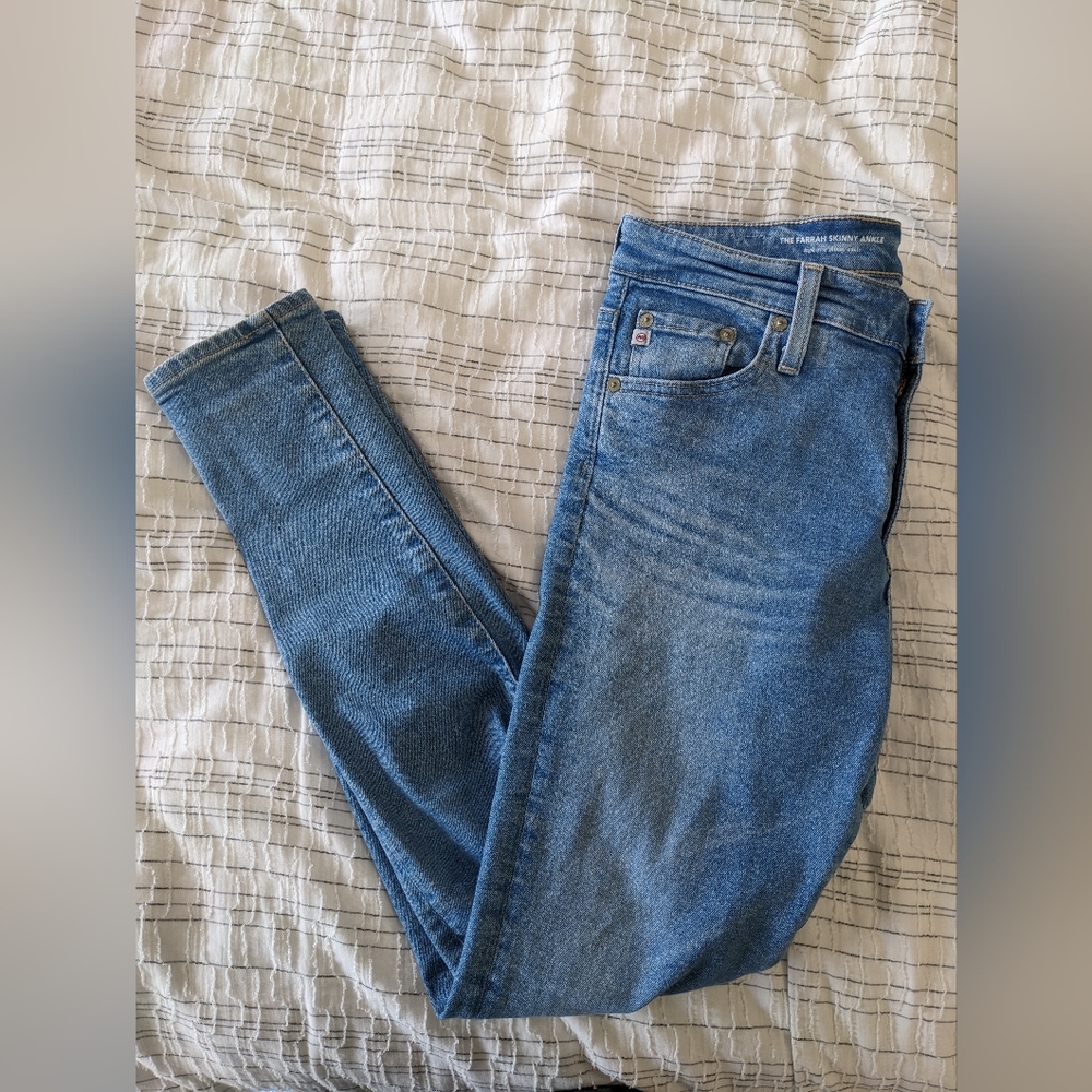 AG Farrah High Rise Skinny Ankle Jeans